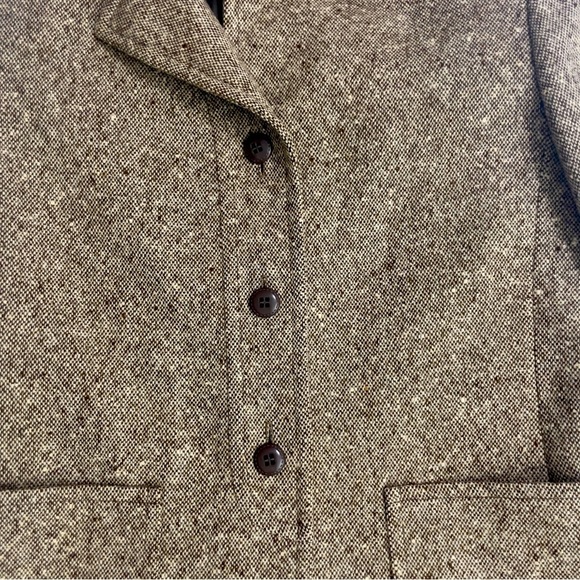 Devon Hall Brown and Cream Tweed Jacket. Vintage. - Picture 5 of 11